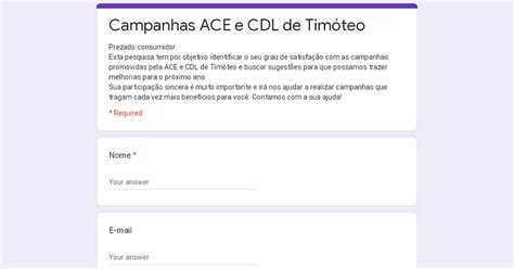 Campanhas ACE e CDL de Timóteo