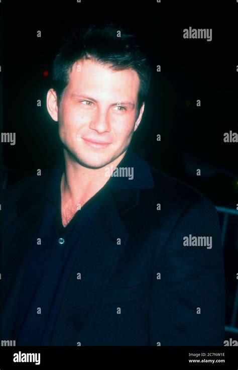 Century City California Usa 18th January 1996 Actor Christian Slater