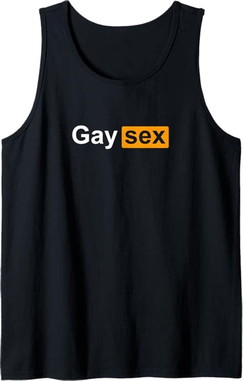 Amazon Sexo Gay Chiste Porno Divertido LGBTQ Orgulloso Sucio Broma Regalo Tank Top
