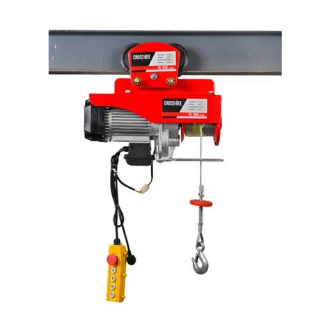 Cross Bee Single Pa1000 Mini Electrical Wire Rope Hoist With Trolly