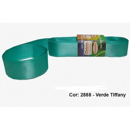 Fita De Cetim N01 9946 07mm C 10m 2888 Verde Tiffany Colore