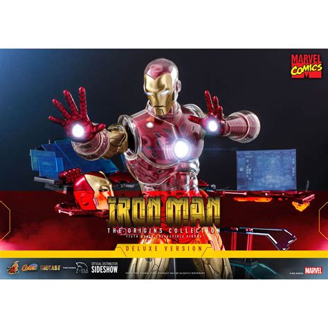 Hot Toys Marvel Iron Man Scale Deluxe The Origins Collection Merchandise Zavvi Uk