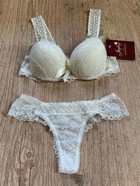 Conjunto Novo De Lingerie Lingerie Feminina Jugley Nunca Usado Enjoei