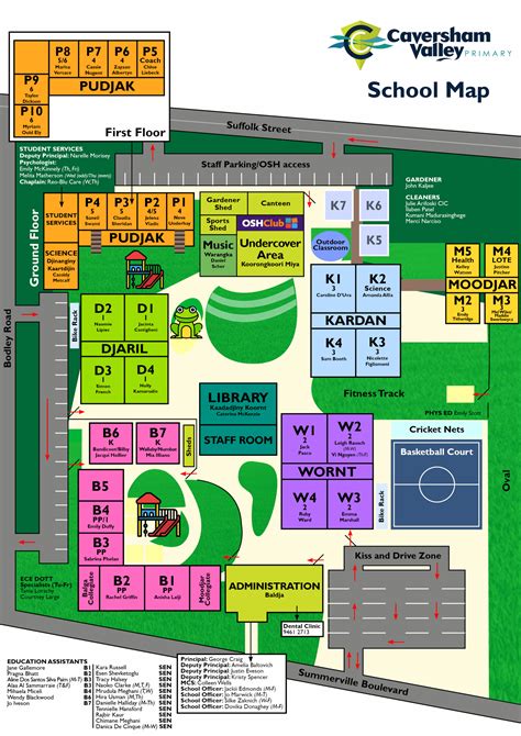 SCHOOL MAP - Caversham Valley Primary School 08 9461 2700