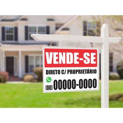 Vende Se Ou Vende Se - PLACA VENDE-SE OU ALUGA-SE PERSONALIZÁVEL DVS TAMANHOS | Shopee Brasil