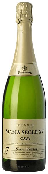 Rovellats Cava Masia Segle Xv Gran Reserva Brut Nature Vivino