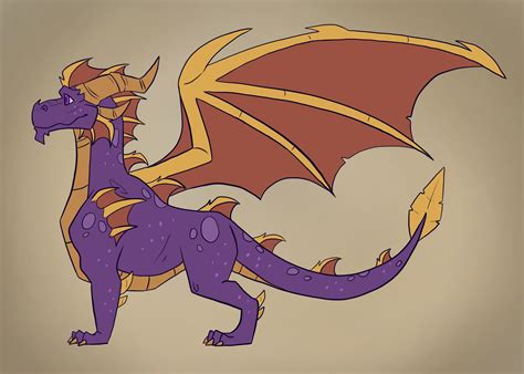 Adult Spyro Refsheet by AshDrawsDragons on DeviantArt