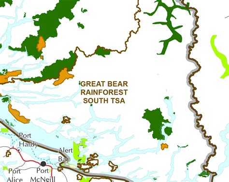 Great Bear Rainforest Map