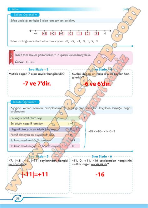 S N F Meb Yay Nlar Matematik Ders Kitab Sayfa Cevab Evvel Cevap