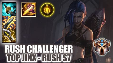 Wild Rift JINX JUNGLE Top Ranking S7 RUSH Challenger Ranked Game