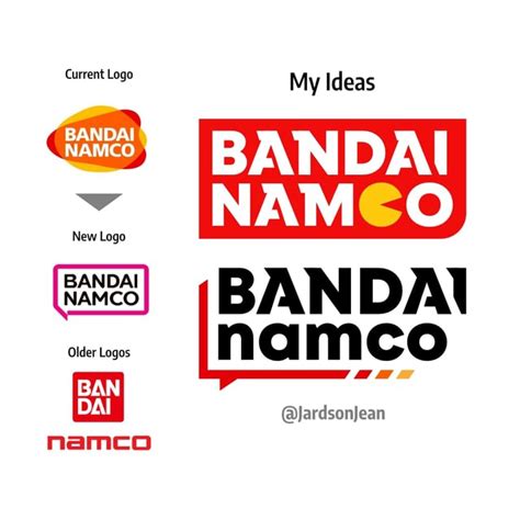 Current Logo Bandai Namco My Ideas Bandai Nameo New Logo Bandai Namco