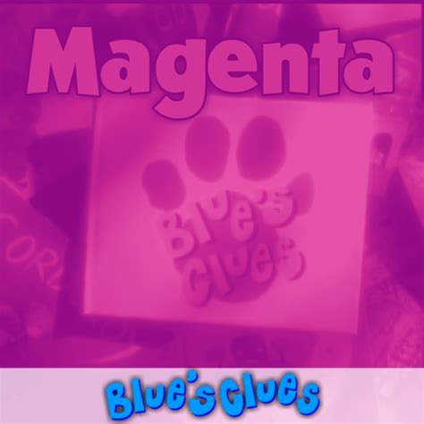 Blue's Clues Magenta by BluesCluesReadingFan on DeviantArt