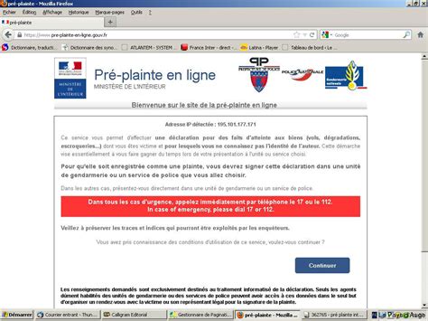 Pré Plainte Préparez Votre Plainte En Ligne Actufr