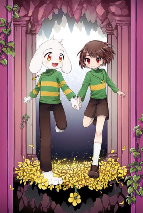 传说之下undertale羊 X Chara精美图片 哔哩哔哩