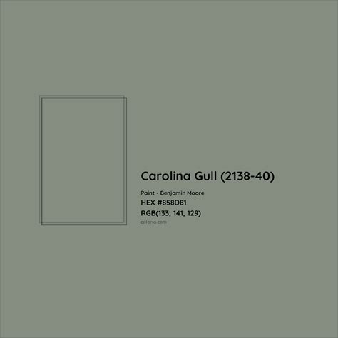 Carolina Gull 2138 40 Complementary Or Opposite Color Name And Code