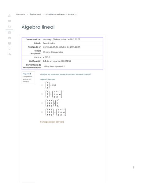 Modalidad De Exámenes Semana 1 Revisión Del Intento