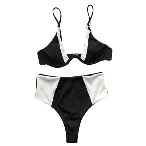 Qleicom Womens Swimsuits Tummy Control Plus Size Swimsuit Coverup Sexy Split Bikini Two Piece