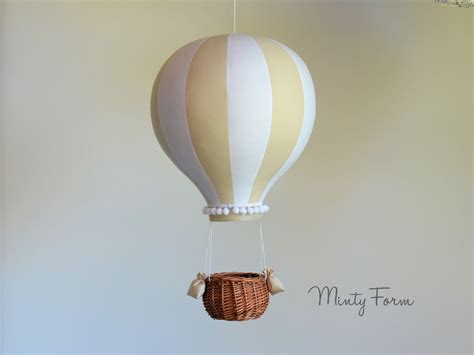 Hot Air Balloon Mobile Travel Theme Nursery Custom Mobile Addition To Cloud Baby Mobile