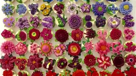 100 BUTTERCREAM Flowers Book teaser video - YouTube