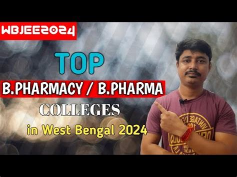 Top B Pharmacy Colleges Wbjee Counselling B Pharma B