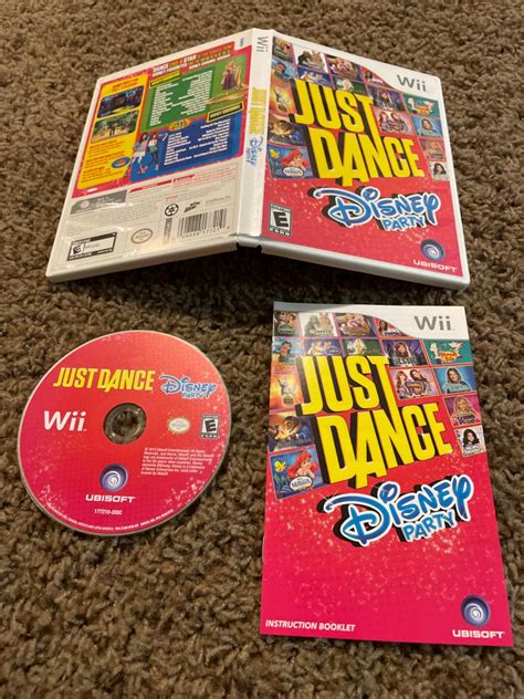 Just Dance Disney Party Item Box And Manual Wii