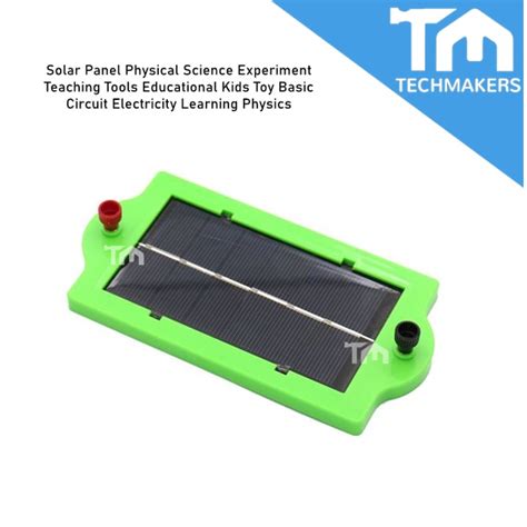 Solar Panel Physical Science Experiment Teaching Tools Educational Kids ...