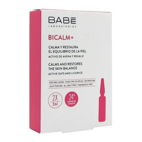 Babe Bicalm Ampul Yatıştırıcı Ve Onarıcı Etkili Konsantre Bakım x ml TL KDV