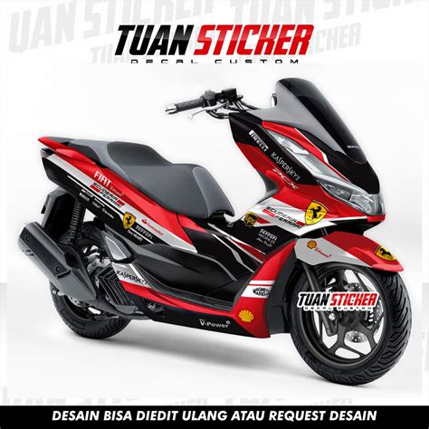 Jual Sticker Decal PCX 160 Striping PCX Full Body 160 Sticker PCX