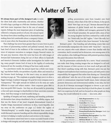 Publications & Interviews | David Berman Communications