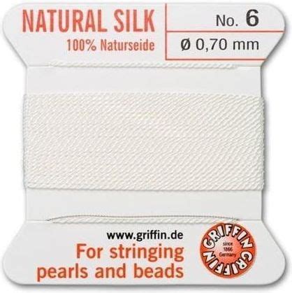 Griffin Ni Jedwabna Z Ig Natural Silk Mm M White