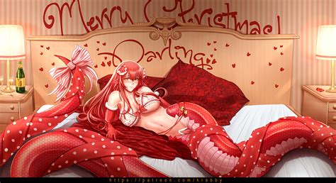 Commission Christmas Miia By Krabby Hentai Foundry