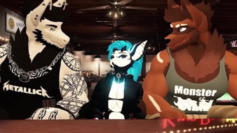 Buff Furrys Fuck A Lone Girl At Bar Pornhub