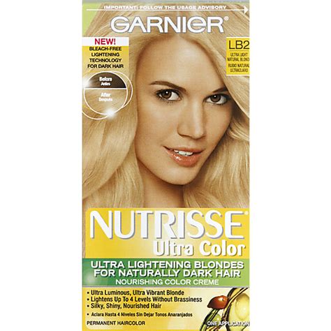Nutrisse Permanent Haircolor Ultra Light Natural Blonde Lb Ea Styling Products Sun Fresh