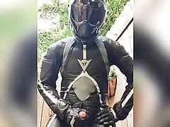 Bikers Hot Leather Suited Guy Cumming ThisVid