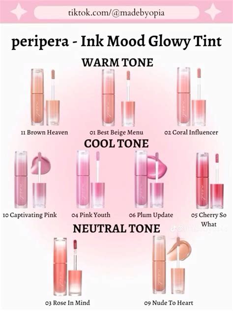peripera ink mood glowy tint lip plumping naturally moisturizing