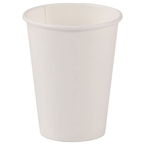 Empress Paper Hot Cups 12 Oz White EHC12 W