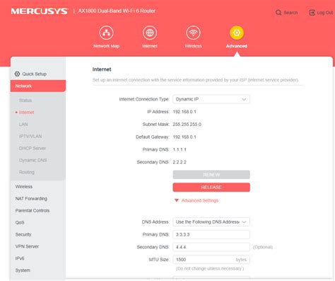 How to Change the DNS servers on the Mercusys wireless router - ยินดี ...