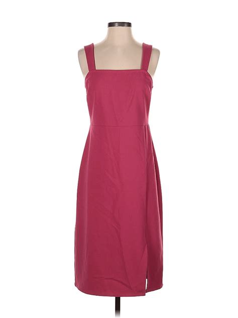 Chelsea28 Solid Burgundy Casual Dress Size S 76 Off Thredup