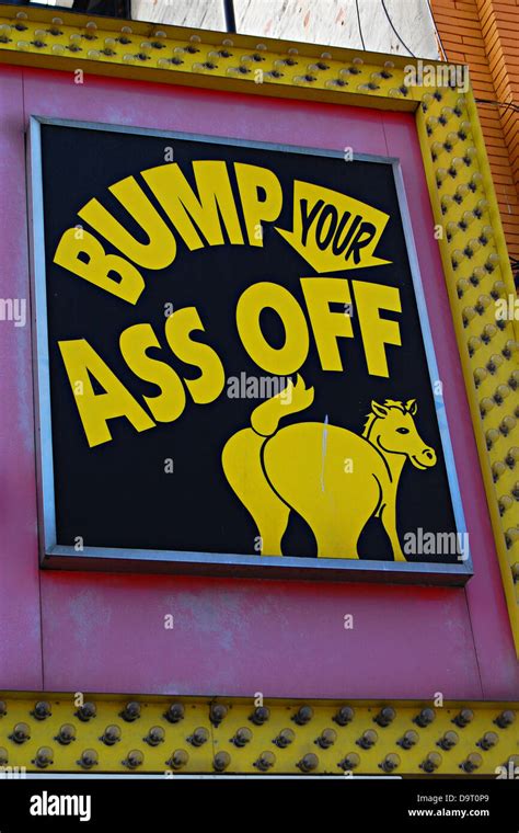 Bump Your Ass Off Coney Island New York City Stock Photo Alamy