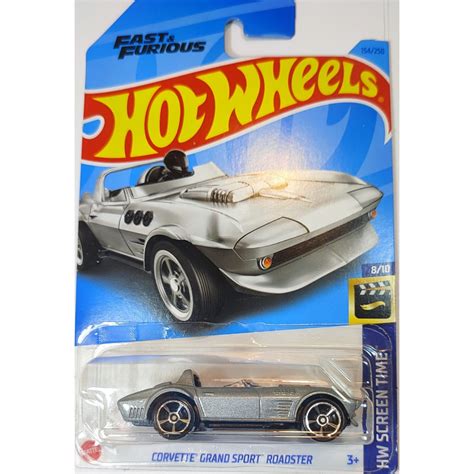 Hot Wheels Fast Furious Corvette Grand Sport Roadster Hw Screen Time Mattel Shopee Brasil