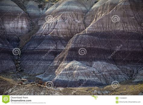 Badlands At Sunrise In Painted Desert National Park Near Holbrook