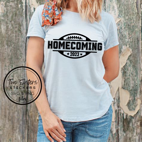 Homecoming SVG PNG Hoco 2023 Football Shirt Design for Projects/crafts ...