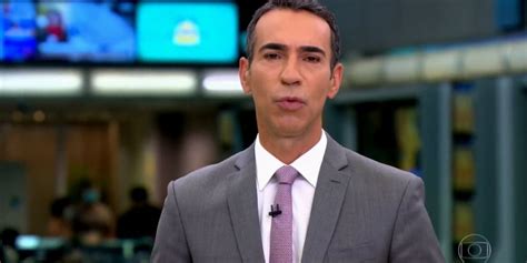 César Tralli surge irreconhecível no JH e aparência assusta na Globo