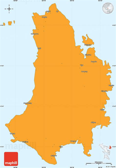 Political Simple Map of Catanduanes