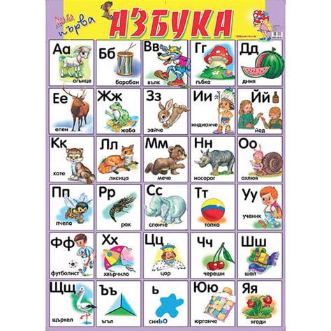 Учебно табло АЗБУКАТА - Marisa.BG