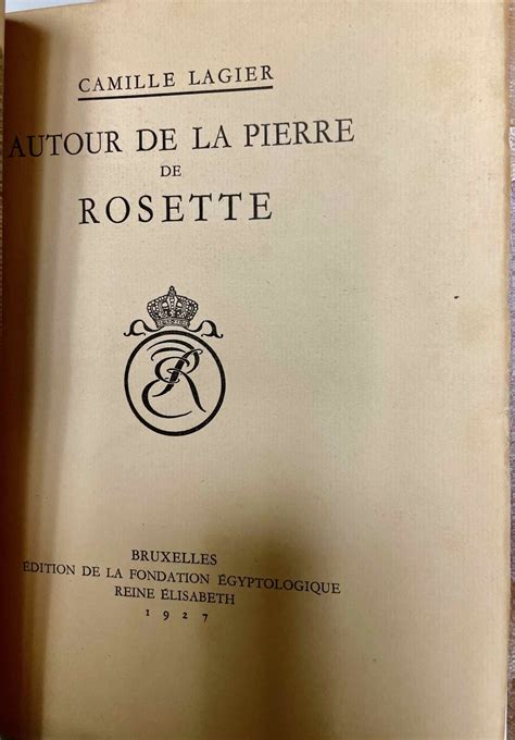 Autour de la pierre de Rosette | LAGIER Camille