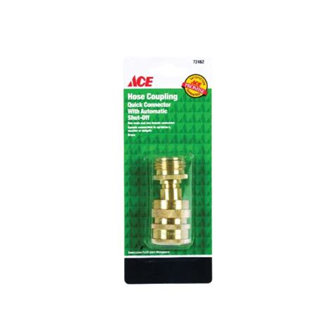 Ace Brass Threaded Male Female Quick Connector Coupling 1 Each 72462