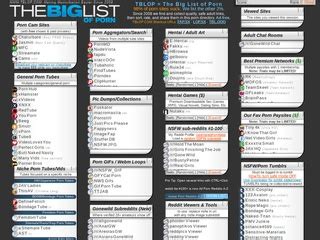 The Big List Of Porn Tblop Review And Similar XXX Porn Sites One Porn List