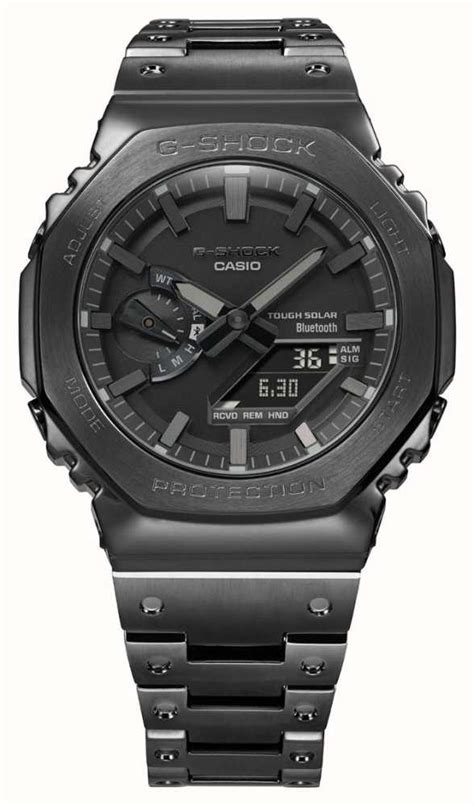 Casio Men S G Shock Bluetooth Full Metal Black Solar Power Watch With