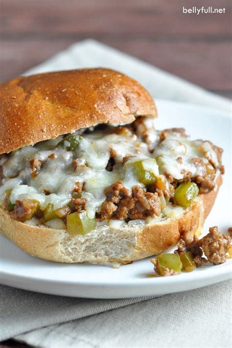 Philly Cheesesteak Sloppy Joes